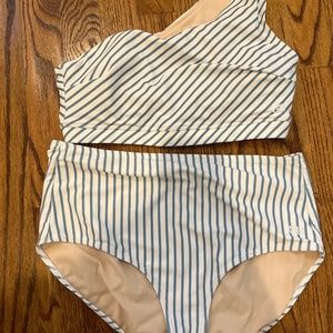 Albion Fit Breezy Stripe Bikini Set